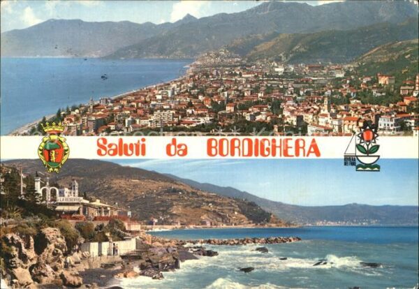 Bordighera Luftaufnahme Klippen