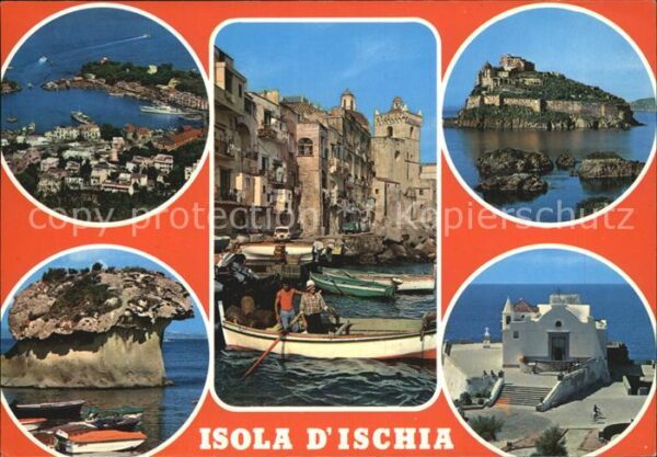 Ischia Isola Stadtansicht Santa Maria del Socc