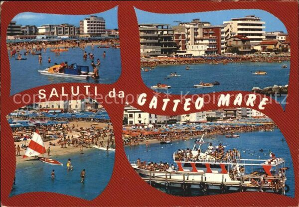 Gatteo Mare Strand Schiff