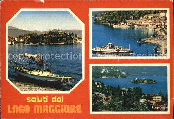 Lago Maggiore Schiffe Panoramen