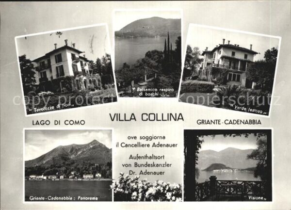 Griante Cadenabbia Lago di Como Panorama Tavolozze Balsamico respiro Ve