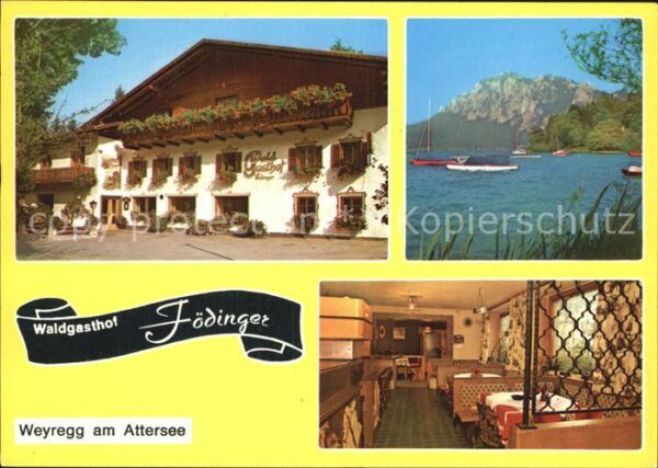 Weyregg Attersee Pension Gasthof Födinger