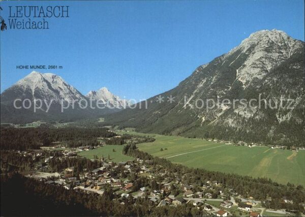 Leutasch Weidach Panorama