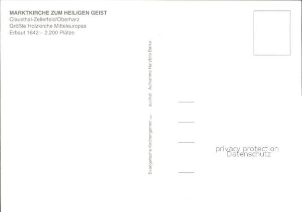 Clausthal-Zellerfeld Marktkirche zum Heiligen Geist – Bild 2