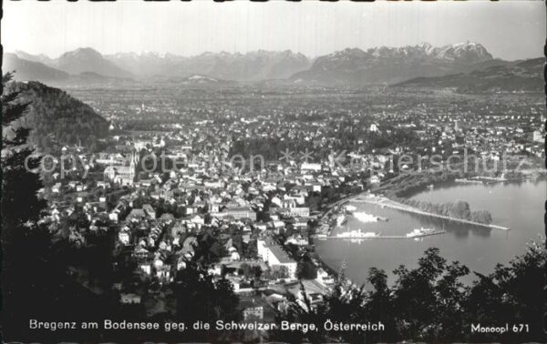 Bregenz Vorarlberg Schweizer Berge Panorama