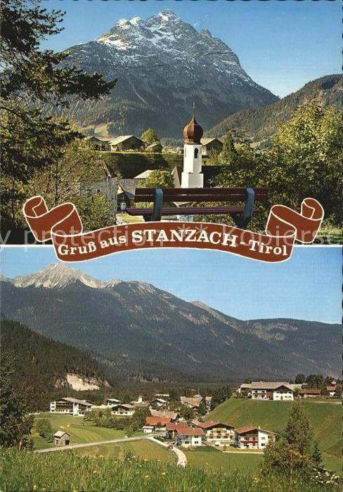 Stanzach Tirol Panorama Kirche