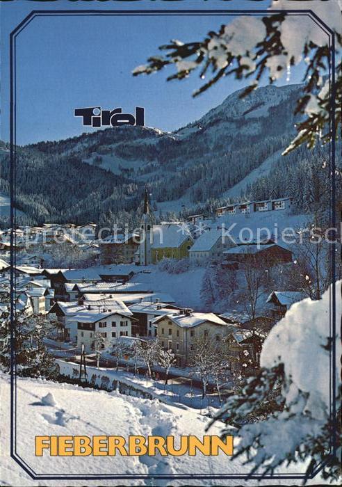 Fieberbrunn Tirol Wintersportort