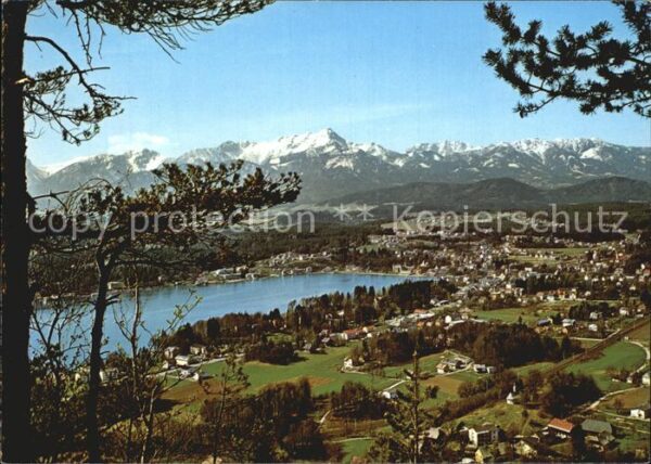 Velden Woerthersee Kur Badeort Miitagskogel Julische Alpen