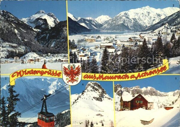 Maurach Tirol Winter Haidachstellwand Achense Rofanba