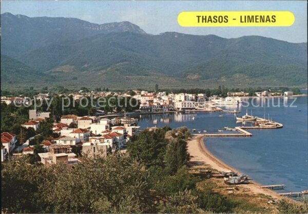 Thasos Strand Hafen Meer