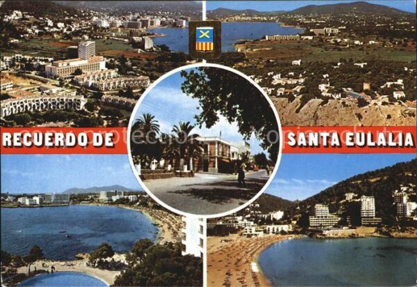 Santa Eulalia del Rio Ibiza Isla Bianca Panorama
