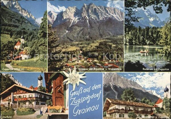 Grainau Zugspitzdorf Zugspitze Alpspitze Waxens