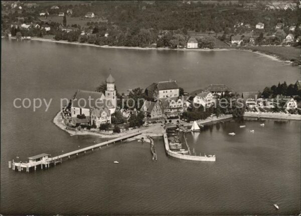 Wasserburg Bodensee Luftbildaufnahme