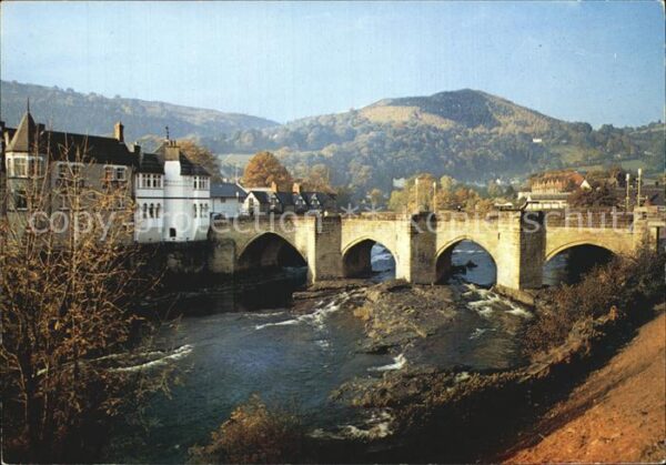 Llangollen Brücke Fluss Dee