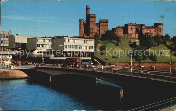 Inverness Highland Schloss Brücke Fluss Ness