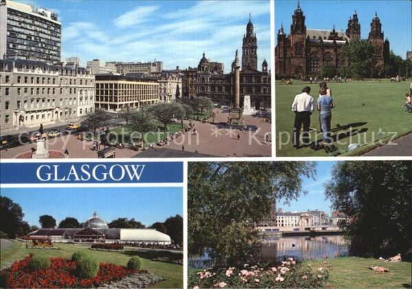 Glasgow George Square Botanic Gadens River Clyd