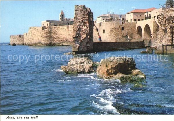 Acre Akkon Stadtmauer Altstadt Meer