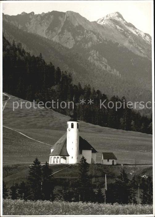 Waging See Kirche Berge