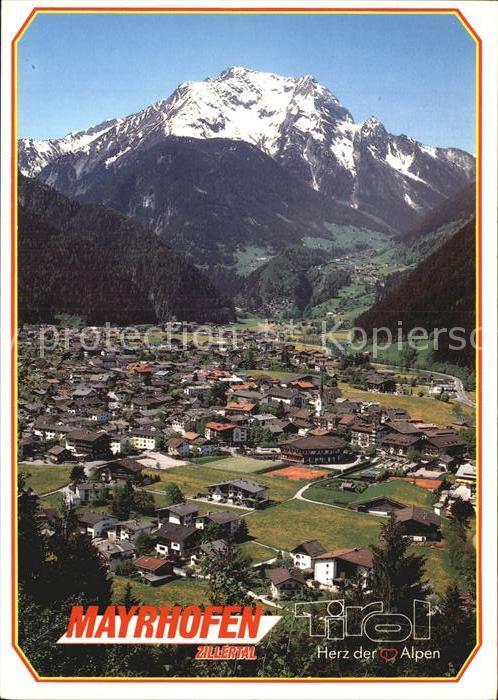 Mayrhofen Zillertal Grünberg Luftaufnahme