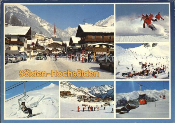 Soelden Oetztal Hochsölden Tirol Skipisten Seilbahn Win
