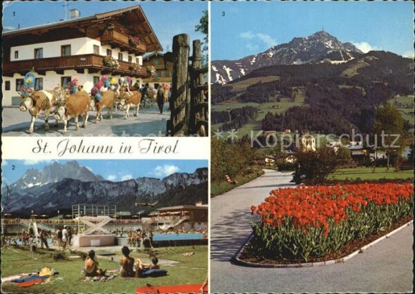 Johann Tirol Sankt Almabtrieb Kurpromenade Kitzbüheler Hor