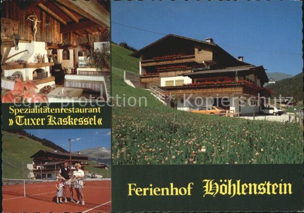 Lanersbach Ferienhof Höhlenstein Restaurant Tuxer