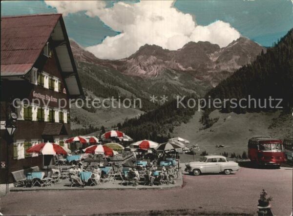 Kleinwalsertal Mittelberg Schafalpköpfen Gasthaus Alte