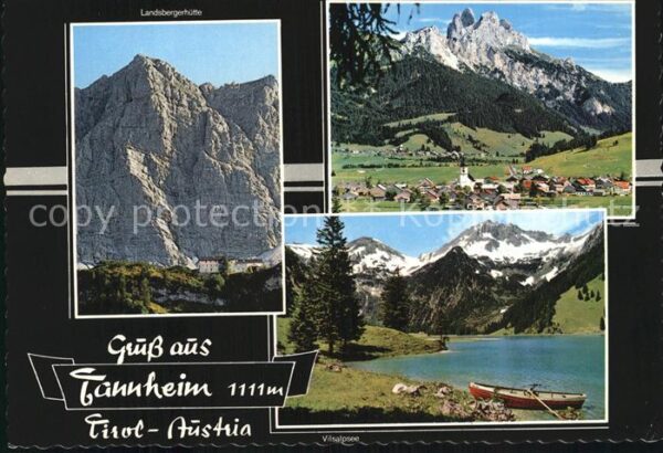 Tannheim Tirol Panorama See