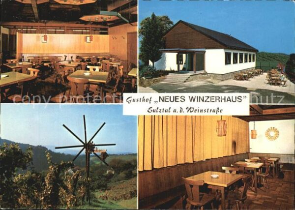 Sulztal Weinstrasse Gasthof Neues Winzerhaus