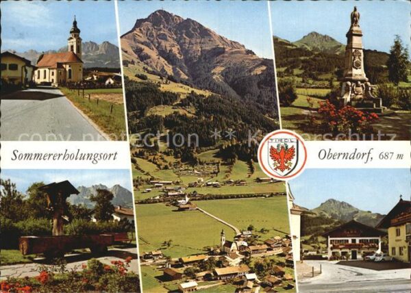 Oberndorf Tirol Pfarrkirche Kaisergebirge Ortskern Kitz