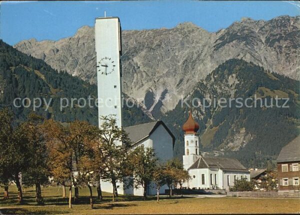 Vandans Vorarlberg Montafon Kirchen Steinwand