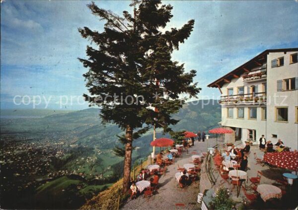 Dornbirn Vorarlberg Bergrestaurant Karren Station Karrensei