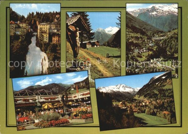 Badgastein Gesamtansicht Malerwinkel Wasserfall Ko