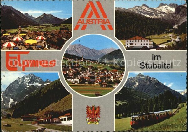 Fulpmes Tirol Blick gegen Medraz Schlicker Alm Stubai