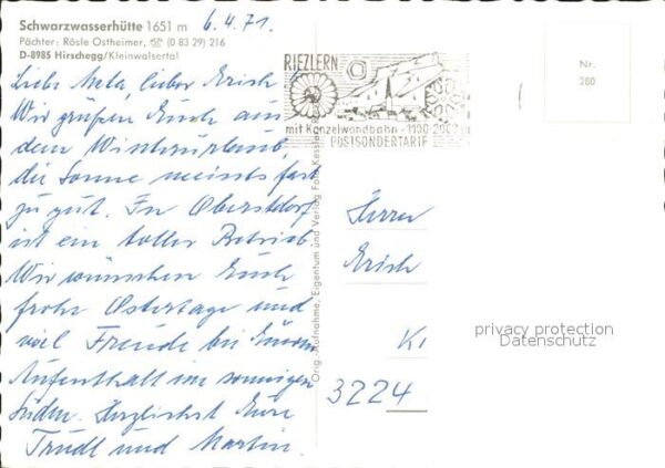 Hirschegg Kleinwalsertal Vorarlberg Schwarzwasserhütte – Bild 2
