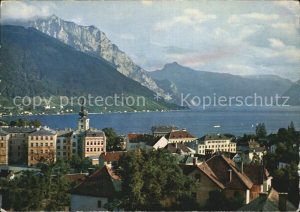 Gmunden Salzkammergut Gesamtansicht