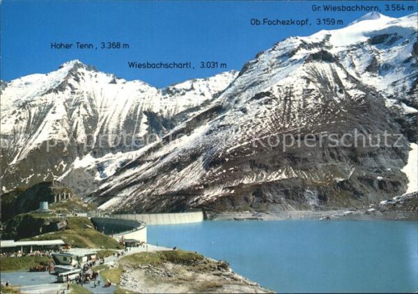 Kaprun Tauernkraftwerke Stausee Mooserboden