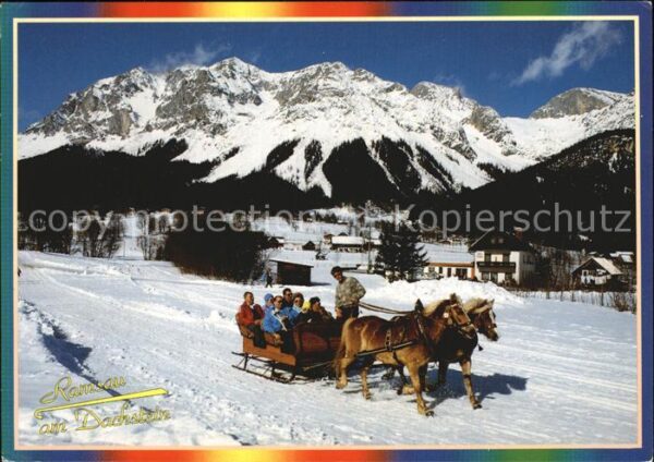 Ramsau Dachstein Steiermark Pferdeschlitten