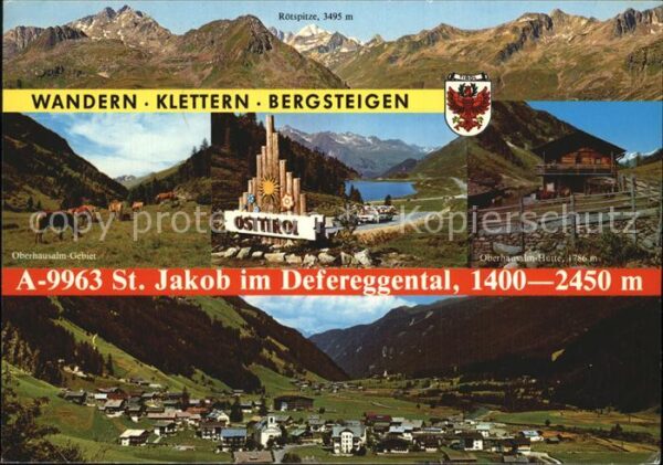 St Jakob Defereggen Oberhausalm Rötspitze