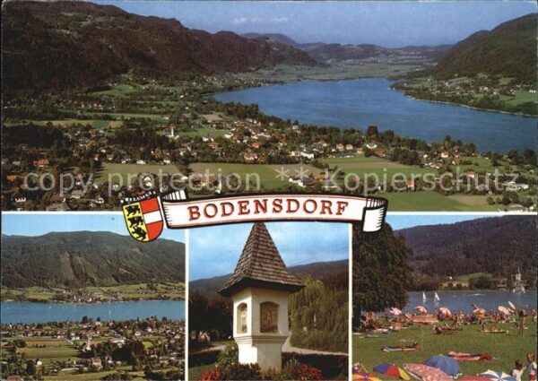 Bodensdorf Steindorf Fliegeraufnahme Badestrand