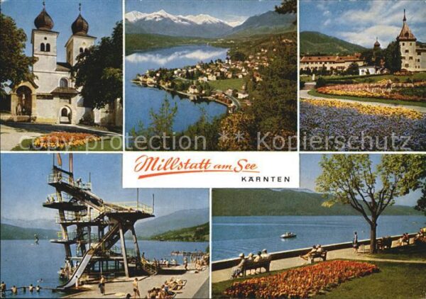 Millstatt Millstaettersee Ehemalige Stiftskirche Reisseckgruppe S