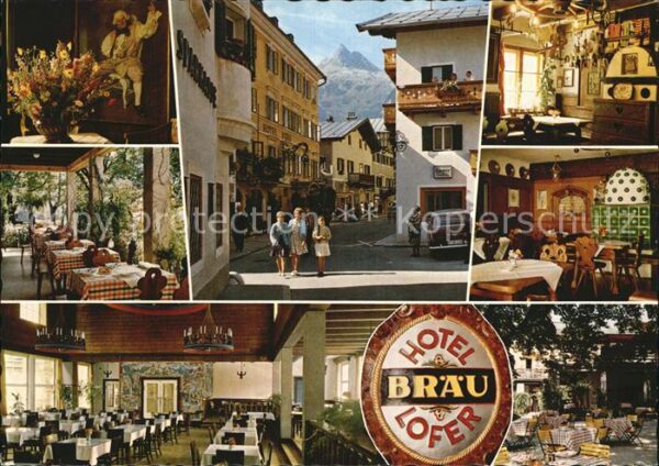 Lofer Hotel Bräu mit Reifhorn Speisesaal Terr