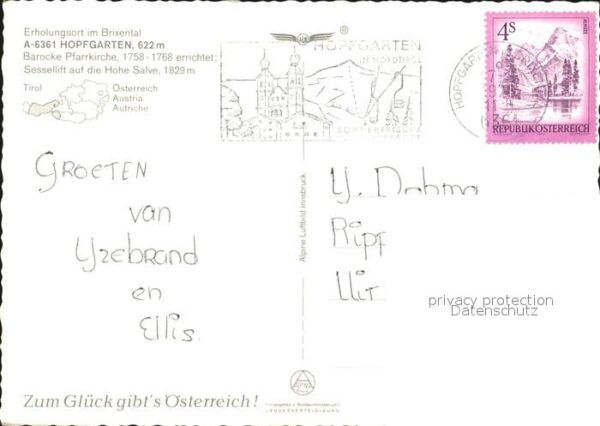 Hopfgarten Brixental Fliegeraufnahme – Bild 2