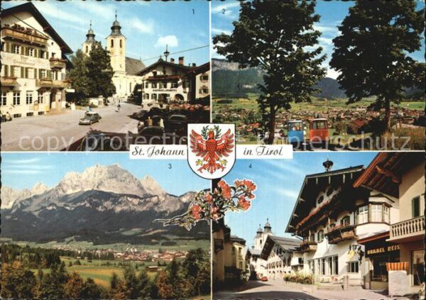 St Johann Tirol Hauptplatz Angerer-Bahn Wilder Kaiser