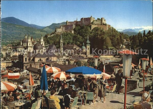 Salzburg Oesterreich Cafe Winkler Mönchsberg Festung