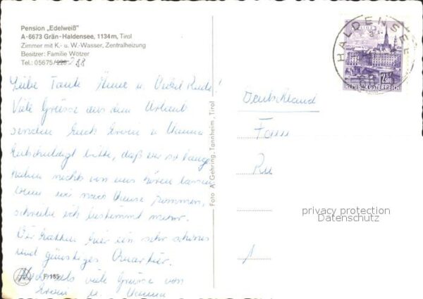 Graen Tirol Pension Edelweiss – Bild 2
