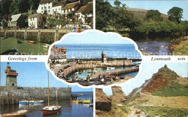 Lynmouth Hafen