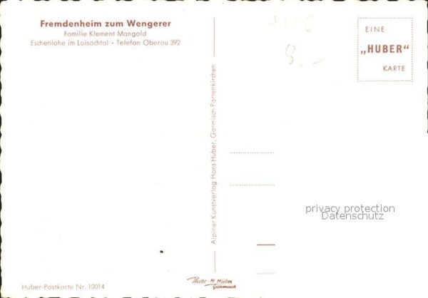 Loisachtal Fremdenheim zum Wengerer – Bild 2