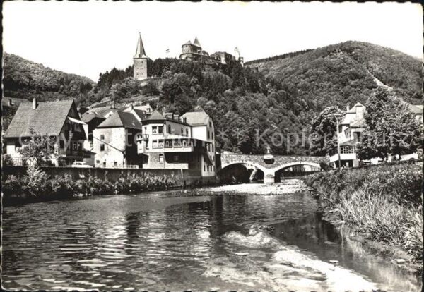 Vianden Le pont de L_Our le Chateau