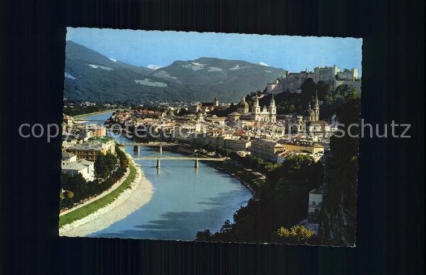 Salzburg Oesterreich Salzach